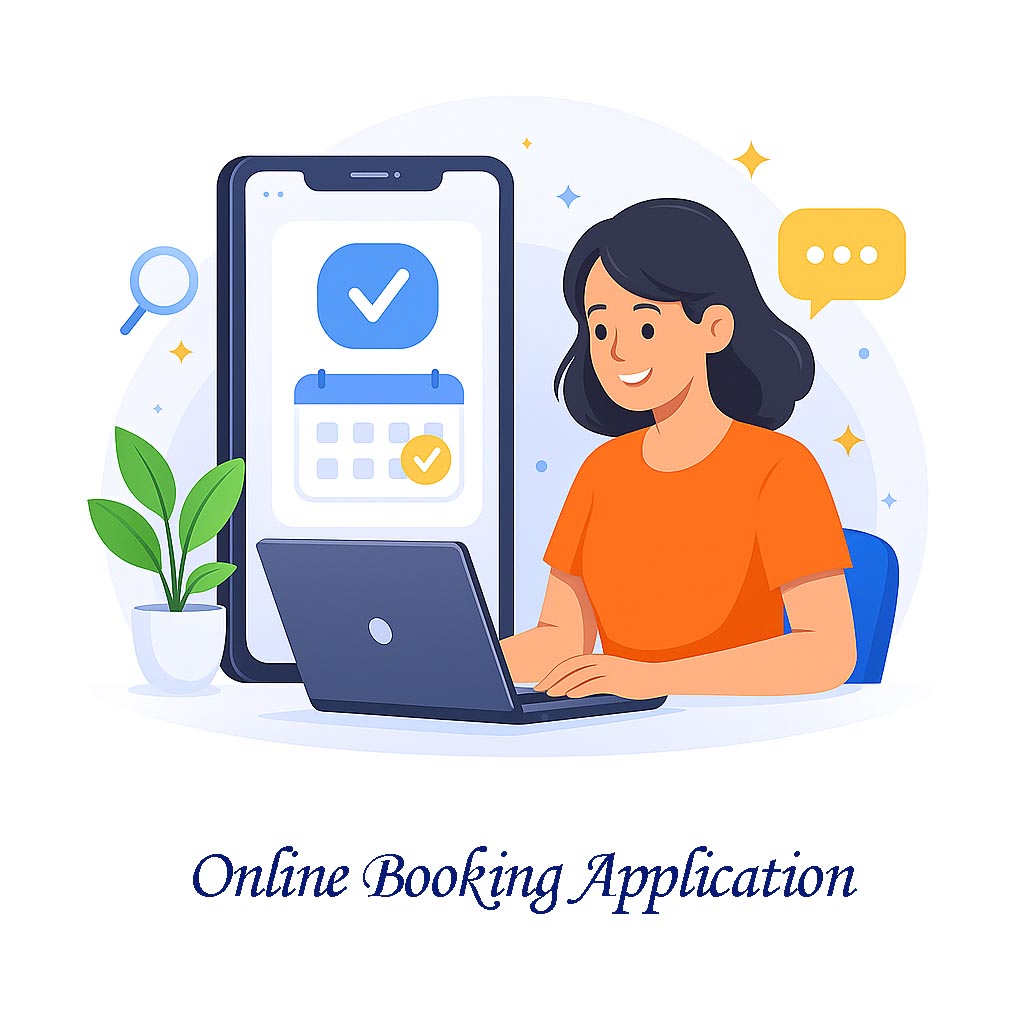 Online booking application